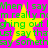 A static image with a bright pink background, green text repeating "When I say I'm really nm nothing out I just say that say someth", and four yellow stars positioned in a pattern