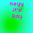 Pixelated text 'heyy it's Roy' in bright pink on a cyan-green gradient background with subtle circular patterns.
