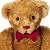 A pixelated teddy bear icon with a red bow tie on the left and green text "Original Icons .com" on a dark green background to the right, displayed as a contact sheet of two frames.
