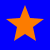 A static image with a solid blue background featuring a large orange star on the left and orange text reading 'D-WEB' on the right.