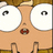 Pixelated cartoon character with large white eyes and brown hair, next to dark red background with white text reading "Flapjack is hot".