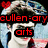 A pixelated image of a person with dark hair and light skin, featuring red text overlays and small red heart symbols in the corners.