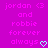 Pixelated text on a solid purple background with a cyan heart symbol at the bottom right.