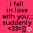 Pixelated text on bright pink background with black text and white heart symbol, showing two identical static frames side-by-side.