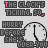 Animated contact sheet of a clock icon with changing text colors and partial text variations across 25 sampled frames, showing sequential animation cycles on a gray background.