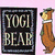 Animated icon featuring Yogi Bear with multiple poses including standing, dancing, and smiling, set against a pink background with a 'YOGI BEAR' sign.