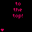 Animated pink text and heart symbols on black background with gray corner element.