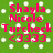 Green background with white dots and pink text reading 'Shayla Nicole Turcheck <333' in pixelated font.