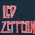 A 50x50 pixel animated buddy icon featuring a contact sheet of two frames: left frame shows pink geometric shapes on dark background, right frame displays text "DON'T TELL ME YOU'VE NEVER GOTTEN THE LED OUT?!" in blocky font with partial transparency effects.