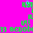 Green pixelated text on bright pink background with cyan highlight on 'K' in top-left, repeating vertically and horizontally.