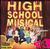 Pixelated static image with large golden text reading 'HIGH SCHOOL MUSICAL' over a colorful background featuring indistinct figures.