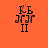Four display a static icon with Cyrillic text over an orange background, each showing different cyan horizontal bars covering parts of the text