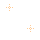 Four orange pixelated cross-shaped icons arranged in a on gray background, each with distinct square placement variations