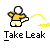 A static contact sheet of two identical animated frames showing a pixelated stick figure with yellow shirt and white pants holding a yellow object, accompanied by text elements on a gray background.
