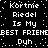 Pixelated text repeats across a black background with white dots, displaying names and phrases in blocky font.