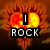 Pixelated image with four distinct sections: fiery explosion, pink heart, red circular object, and gray background.