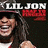 Static pixelated image with 'LIL JOHN' text above a red banner reading 'MIX 107.9', featuring a smiling person in dark clothing against a black background.