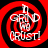 Red and black spiral background with white text reading 'I GRAND CRUST!' in a stylized font, arranged in four identical quadrants.