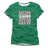 Green short-sleeve t-shirt with a pixelated pink and white rectangular graphic on the chest.