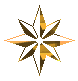 twelve golden star-shaped icons with varying internal patterns and color gradients on a light gray background