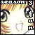 nine anime-style character portraits with pixelated borders, each featuring distinct hair colors and expressions, some with glasses or accessories