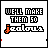 A 5x5 contact sheet of animated AIM buddy icons showing sequential frames of the phrase "WE'LL MAKE THEM SO JEALOUS" with changing text colors and small heart symbols below, all on a white background.