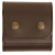 Brown rectangular shape with two light brown circular elements on a dark brown background, appearing as a static pixelated image.