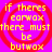 Four identical pixelated display yellow text on a purple background with red concentric circles, each reading 'if theres earwax there must be butwax'