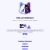 Pixelated icon shows abstract shapes in blue, white, and purple tones with a central dark section, set against a light background.