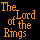six pixelated showing The Lord of the Rings text, a golden ring, and character silhouettes on black and pink backgrounds