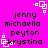 Pixelated text and decorative elements on a bright pink background with no visible animation changes.