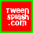 Red square icon with white text 'TWEEN SPiASH .com' on green background, four identical copies arranged in a