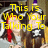 Two anime-style characters with long brown hair and red streaks, one holding a black-and-white object; yellow text reads "This is Who You're Talking To." in the first frame.