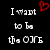Black background with pixelated white text reading "I want to be the one" and a red pixelated heart symbol in the top-right corner.