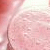 A static image of a pink milkshake with text overlays reading 'my', 'milkshake', 'not', and 'yours' in pixelated font.