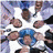 Four distinct character portraits arranged in a , each with unique clothing and background styles