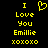 Yellow pixelated text and heart symbol on black background, repeated side-by-side with identical content.