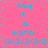 Pixelated cyan text on pink background with scattered cyan dots, repeating 'omg it is kaitln' and '(3(3(3(3(' patterns.