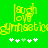 Yellow pixelated text and symbols on a bright green background with white and light green plus signs below.