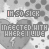 A grayscale animated icon with repeating broken heart shapes and scrolling text reading "IN SO SICK" and "INFECTED WITH WHERE I LIVE", featuring pixelated color accents.