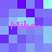 Pixelated of blue and purple squares with four instances of pink text reading "Miken" scattered across the image