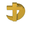 Golden 3D cross and crescent moon symbols rotate in a of twelve positions against a light gray background