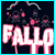 Animated contact sheet of a Fall Out Boy logo with pink neon text on dark background, showing frame-by-frame animation changes across three sampled frames.