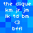 Pixelated blue background with white text and symbols arranged in a pattern, showing repeated text elements and a heart symbol