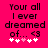 Pixelated text on bright pink background with heart symbols and a winking emoticon, showing two animation frames where the third heart symbol changes from white to light pink.
