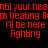Red pixelated text repeats across a black background with one gray square in the bottom-right corner.