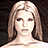 Pixelated image of a person with light brown hair and neutral expression, accompanied by pink text reading 'hayden is a whore like person' on black background.