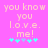 Pixelated text on pink background with cyan and light blue stars, showing animation change in star positions.