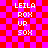 Pixelated text on a red and pink checkered background with visible compression artifacts across all frames.