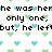 Pixelated text reads 'he was her for a only one, dirty slut. But, he left he left her in the rain crying with a broken heart' over repeating green and blue hearts on white.